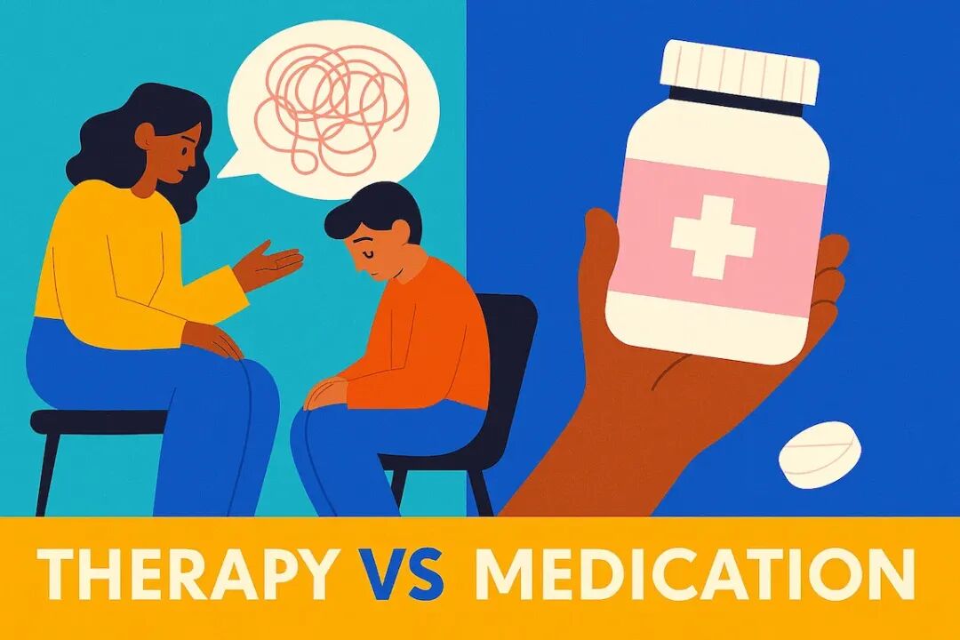 Medication or psychotherapy part two article cover